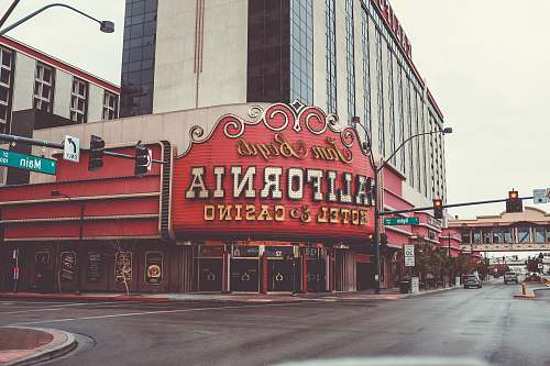 interior design California Hotel and Casino building road